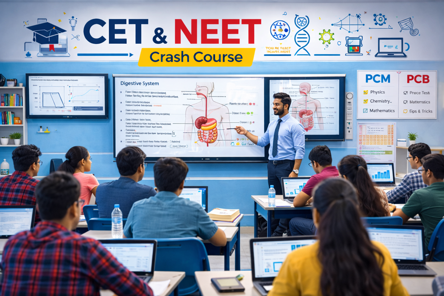 CET and NEET crash course coaching
